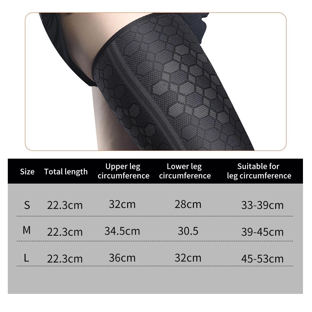 1 PC Thigh Compression Sleeves Joint Protection and Support for Running Sports Leg Pain Relief Leg Brace for Men and Women