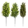 Artificial Green Plants, Artificial Pine Needles, Bunches, Christmas Single Pine and Cypress Indoor Flower Arrangement Decorations