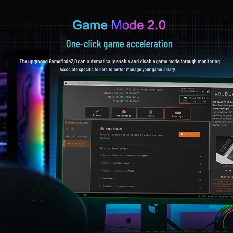 WD Black SN850X NVMe PCIe 4.0 Gaming SSD