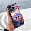 Japanese Pink Cherry Mount Fuji Soft Phone Case For Xiaomi Poco X7 X8 Pro Max X6 X5 X3 F8 Ultra F7 M8 M7 M5S Redmi 15C 15A 15 14