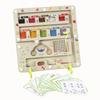 Wooden Educational Pull-Along Toy Car with Shape Matching and Colorful Geometric Blocks