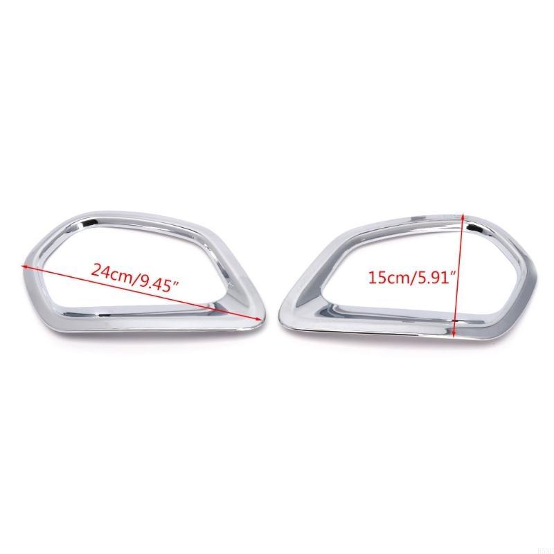 2025 Neu 2 Stück Chrom Auto Hinten Nebelscheinwerfer Lampenabdeckung Zierleiste Für Mitsubishi 20