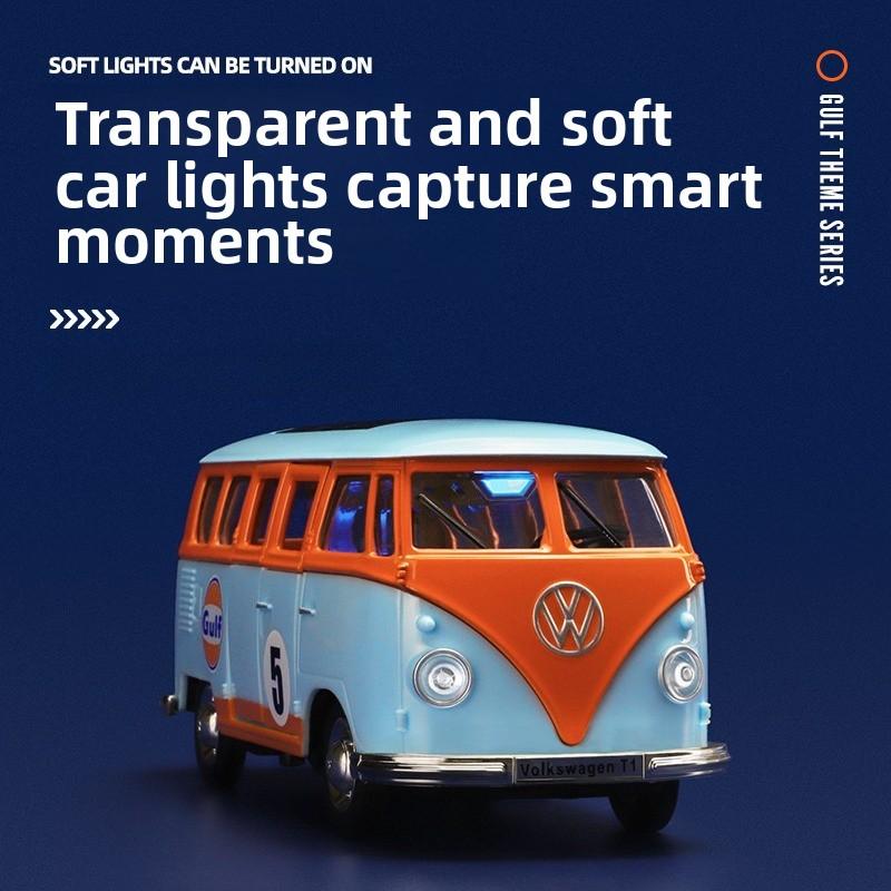 SPZS3 CCA Diecast 1/36 Volkswagen Classical Beetle Alloy Model T1 Bus Toy Boy Ford GT Simulation Miniature Voiture with Display Box QM9