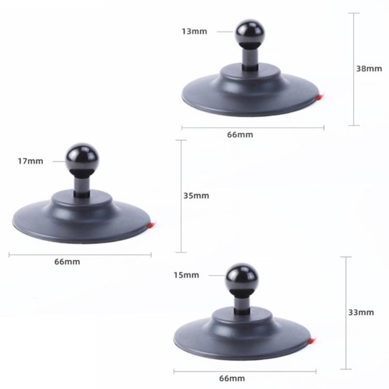Car Dashboard Cellphone Mount Stand 13/15/17mm Ball Head Phone Holder Replacement Mounting Base Phone Mount Accessories