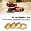 4PCS RC Brass Wheel Weights Beadlock Wheel Counterweight Clamp Ring for FMS 1/18 1/24 FCX24