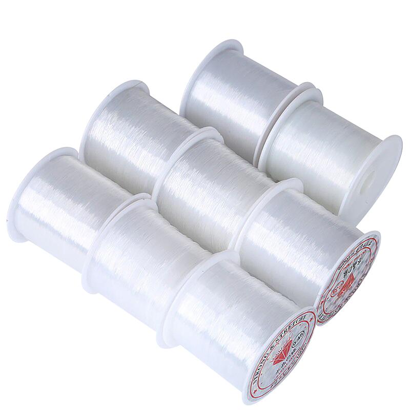 1Pc High Tensile Pe Nylon Fishing Line Elastic Thread Spool Invisible Wire Polyester Bait String Monofilament Strong Rope Cord