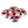 4 Stück 56mm Auto Styling Radnabenkappe Staubdichter Aufkleber Für Mitsubishi Space Star Eclipse Cross ASX Xl Lancer 9 Galant Ralliart