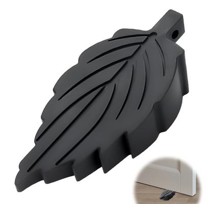 1/2 Stück Blatt Türstopper Keil Wandschutz Rutschfestes TPR Winddicht Kein Bohren Antikollision Teppich Fliese Beton Holzboden Türstopper