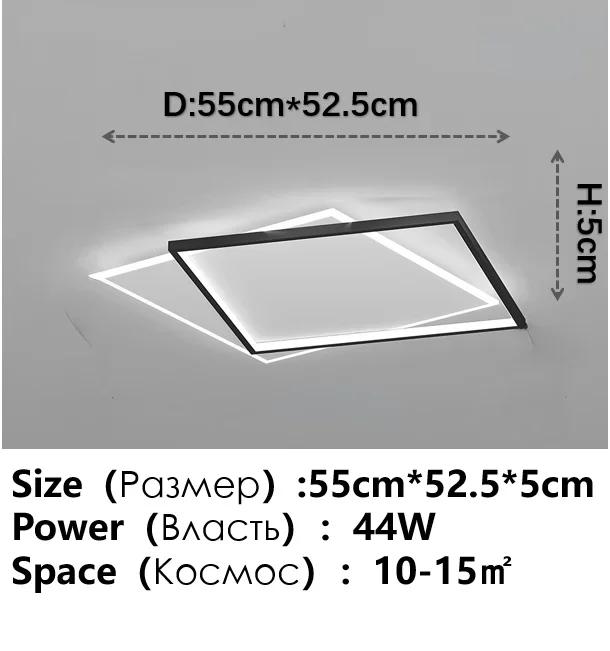 Luminária de teto de design minimalista ultrafino de camada dupla para quarto, sala de estar, cozinha, corredor, varanda, casa, iluminação LED, lustre