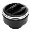 Dash Air Conditioning Deflector Round ABS Electroplating Black Universal for RV Boat Bus Car