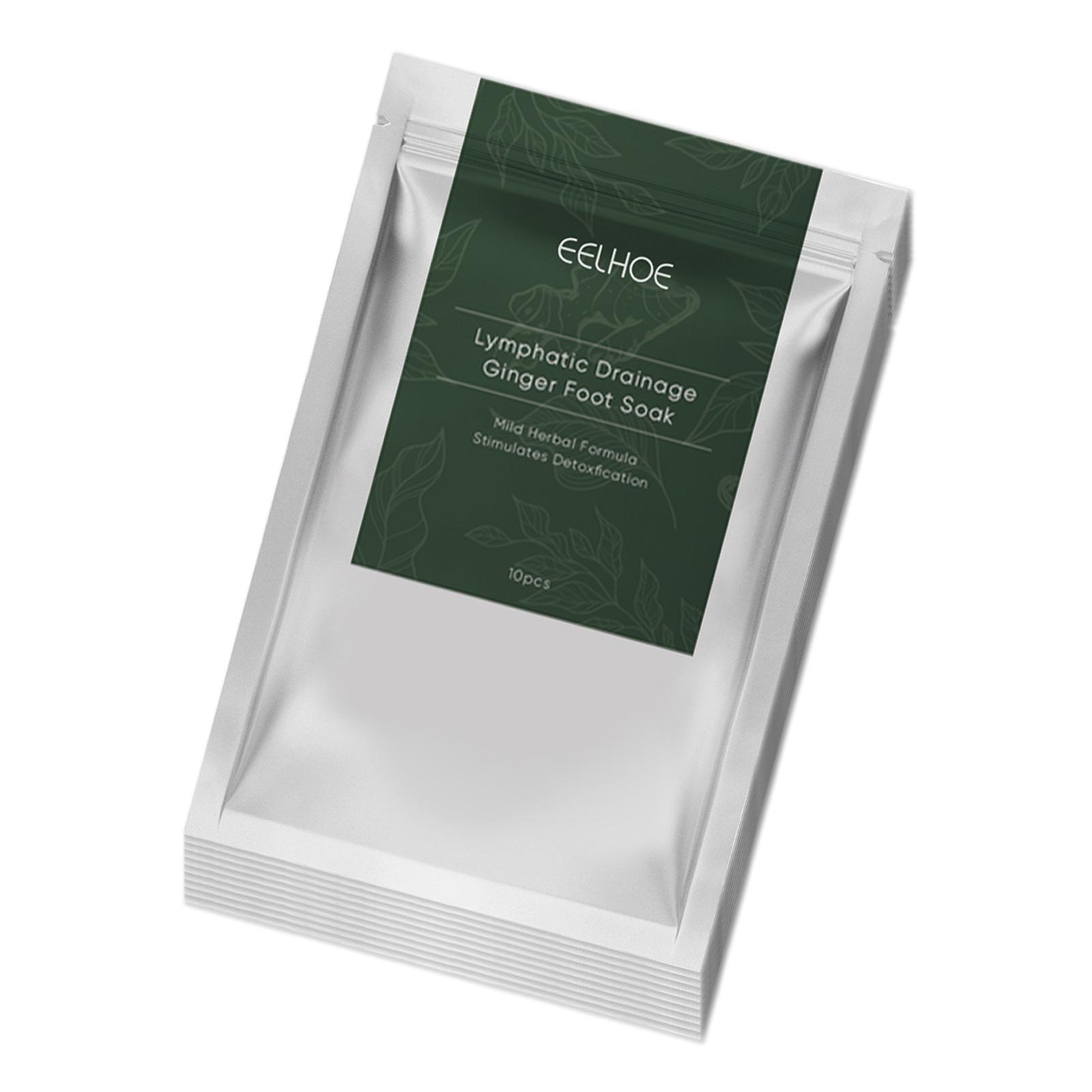 

EELHOE 20 шт. лимфодренажная имбирная ванночка для ног, мягкие травяные средства, стимулирующие детоксикацию, улучшающие кровь