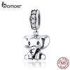 Bamoer Stříbrné šperky 925 Přívěsek slůně Kohout pes na originální náramek nebo náhrdelník