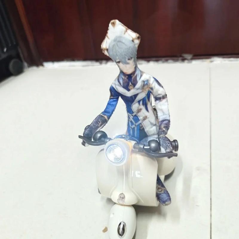 Honkai: Star Rail Anime Cosplay Stuffed Dolls Movable Abstract Body Wire Skeleton Halloween Prop Slender Twistable Shape Toy