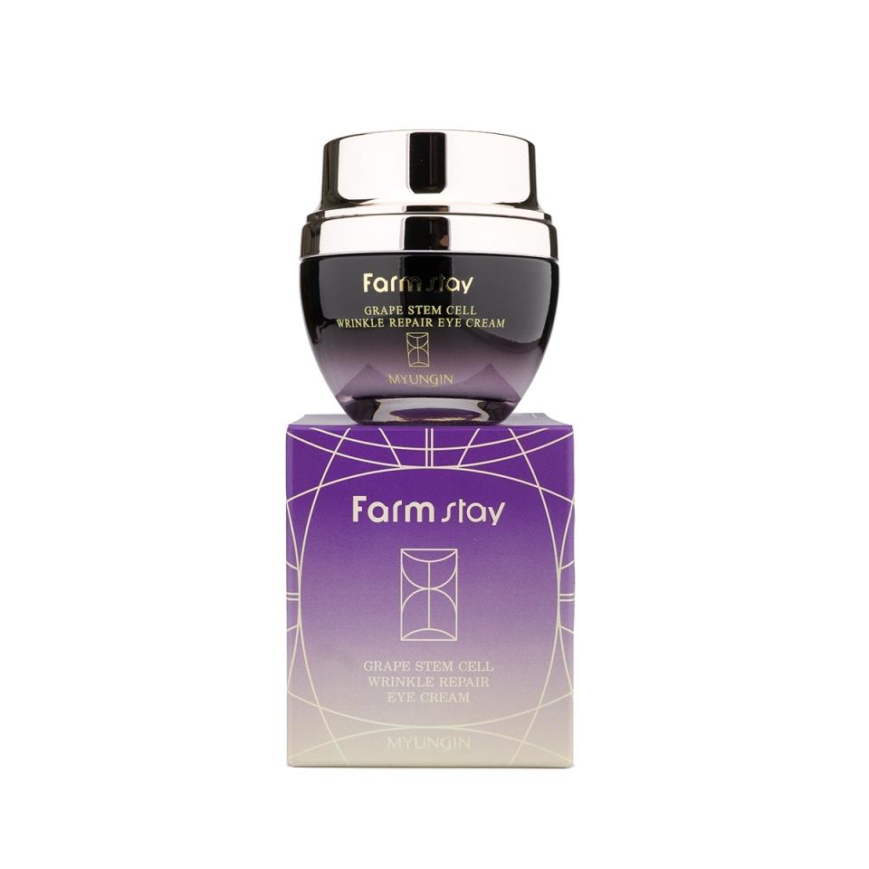 

Восстанавливающий крем для глаз с фитостволовыми FarmStay Grape Stem Cell Wrinkle Repair Eye Cream50мл