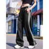 Spring and Autumn New Women's Loose Wide Leg Casual American Retro Sports Pants