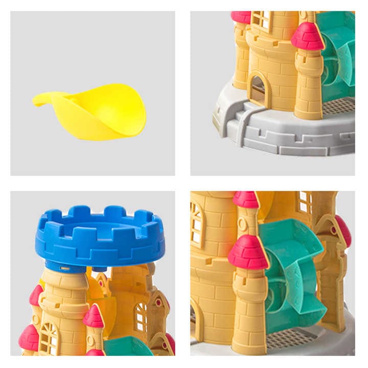 Sandbox toys Royal castle - yellow