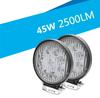 4.5Inch 9Led 45W Aluminum Round Led Work Light Fog Driving Lamp Offroad Suv Spotlight Bar Boat