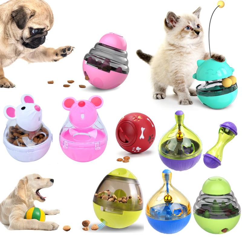 

Dog Toys Food Ball Food Dispenser Training Balls Interactive Puppy Cat Slow Feed Pet Tumbler Toy Dog Puzzle Toys Pet