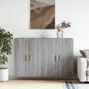 VidaXL Wall Cabinets 2 Pcs Sonoma Grey Engineered Wood 3197879