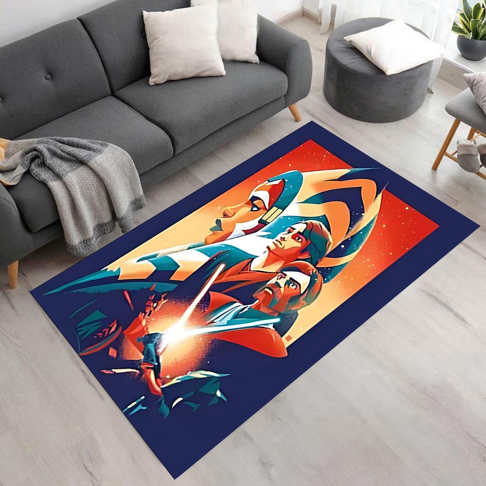 Star Wars Floor Mat Suitable for Game Room Kitchen Entryway Outdoor Antislip Carpet Office Home Decor Gift for Festivals