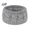 Knitted Headband with Fleece Lining Winter for Women Soft Lined Thermal Hair Running Gear Women Band Thickened Plush Ear Warmer Cold Weather Outdoor