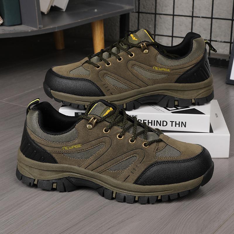 Neue Wanderschuhe Herren Vier-Jahreszeiten Low-Top Atmungsaktiv Rutschfest Outdoor Freizeit Camping Offroad Abenteuer Wanderschuhe