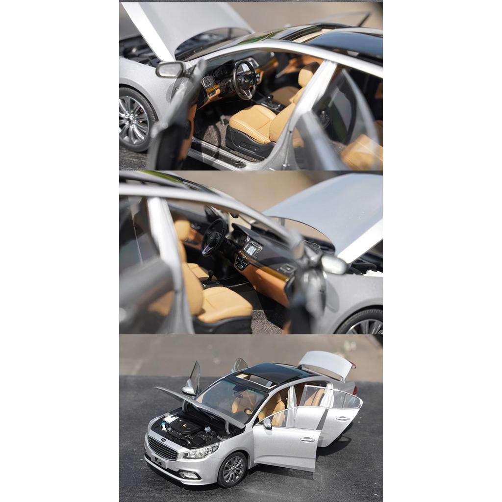 1/18 KIA K4 Alloy Car Model Die Cast Metal Toy Vehicles Simulation Model Car Static Ornament Collection Boy Children's Toy Gifts