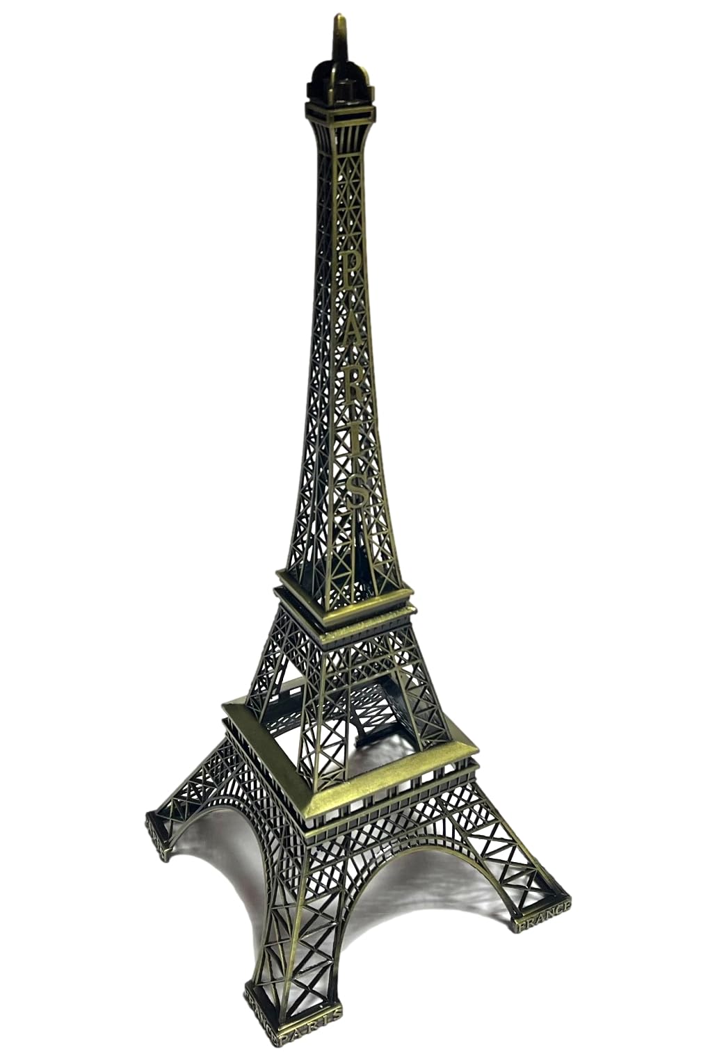 

Natura Style Eiffel Tower Iron Monument, European-Style Object for Home Decor (38cm, Bronze)