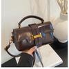 New niche retro handbag small bag women's simple small square bag versatile shoulder messenger bag