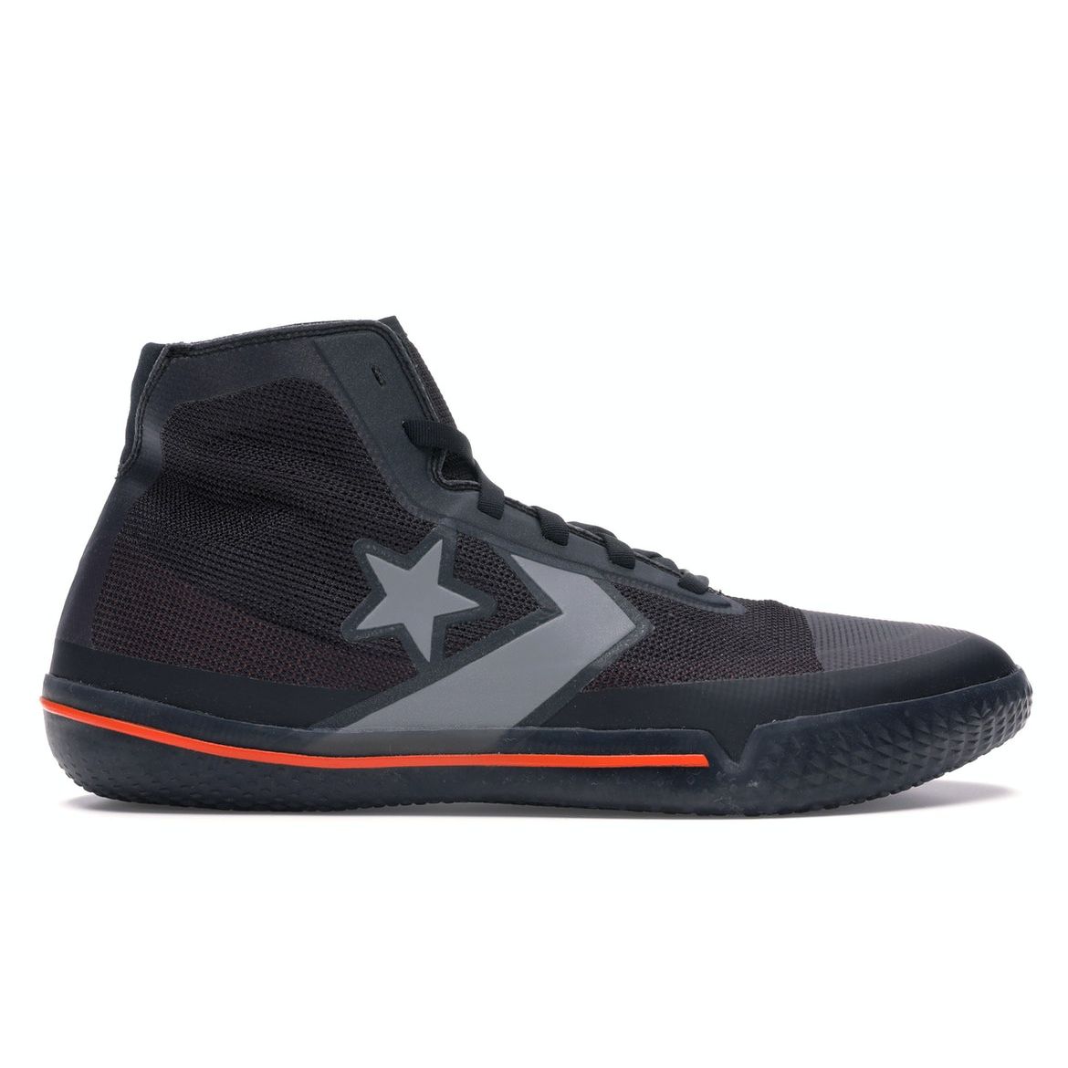 

Черные кроссовки унисекс Converse All Star Pro BB Bold-Mandarin 165654C