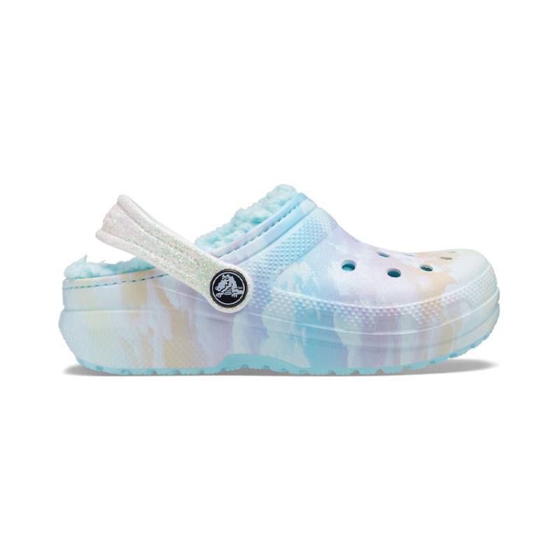 Crocs Classic Clog Lined Out Of The World Clogs Light Blue Kids'