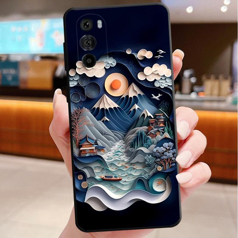 Landscape Phone Case For Motorola Edge 60 50 40 Pro 60 50 40 30 Ultra Neo Fusion Moto G Play G Stylus G Carcasas