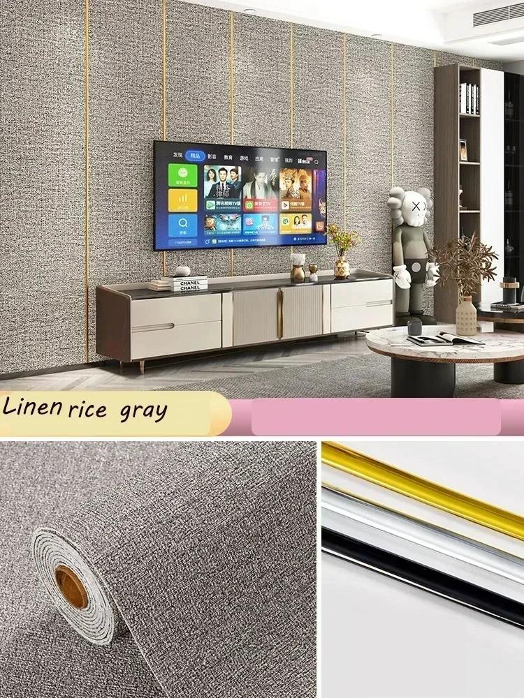 10m Self Adhesive 3D Wall Panel Wallpaper Foam Soundproof Waterproof 3D Wall Sticker New Design Bedroom Wallpaper Thickening