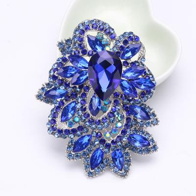 Crystal Brooch Women's Suit Chest Flower Clothing Accessories