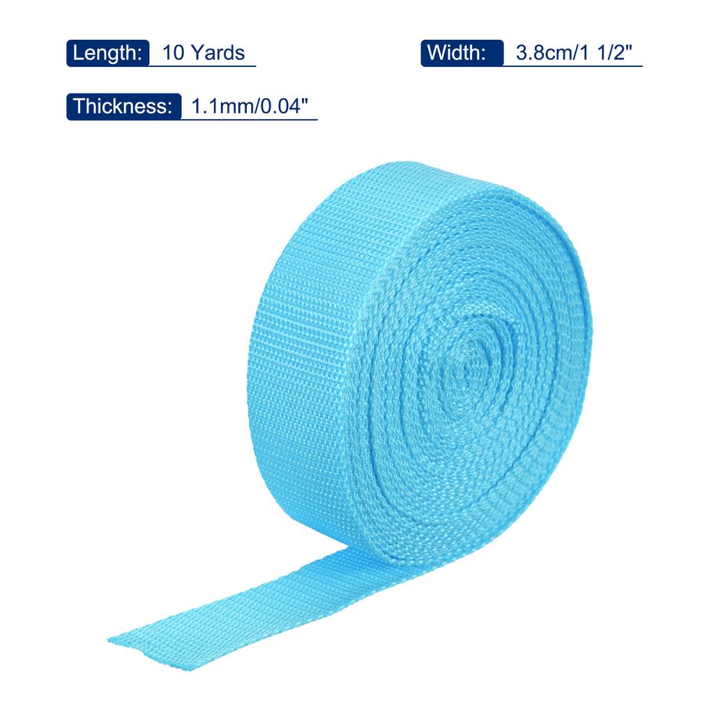 38mm 10Yards  Polypropylene Webbing Strap Belt Tape Heavyweight Strapping Band for Outdoor Tent Accessories Sewing Bag Luggage