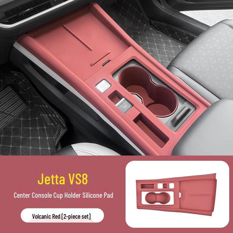 Jetta VS8 Center Console Silicone Protective Pad & Wireless Charging Mat