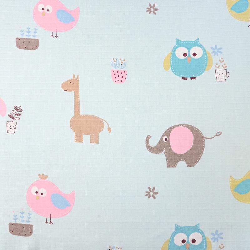 Baby Cotton Double-Layer Gauze Swaddle: Cartoon Towel Blanket & Sleepwear for Newborns - Spring/Summer