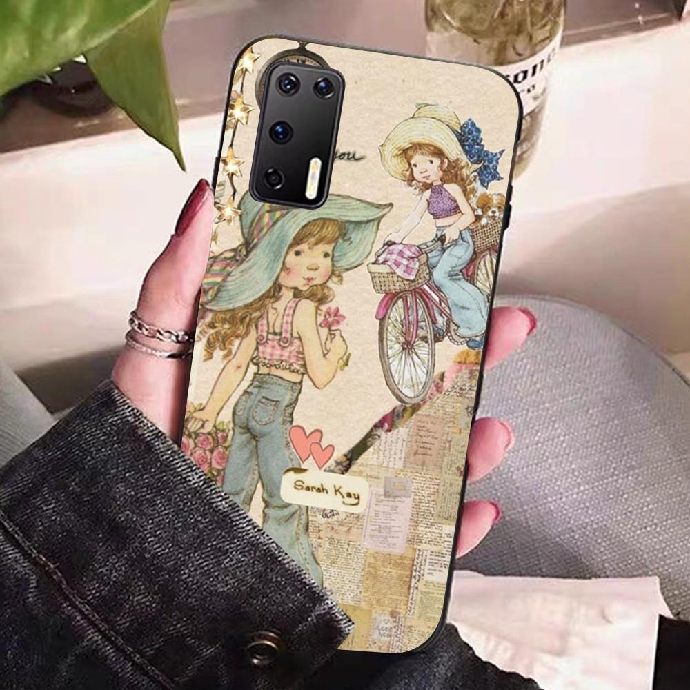 Sarah Kay Mädchen Handyhülle Für Huawei P 8 9 10 20 30 40 50 Pro Lite Psmart Honor 10 Lite 70 Mate 20lite