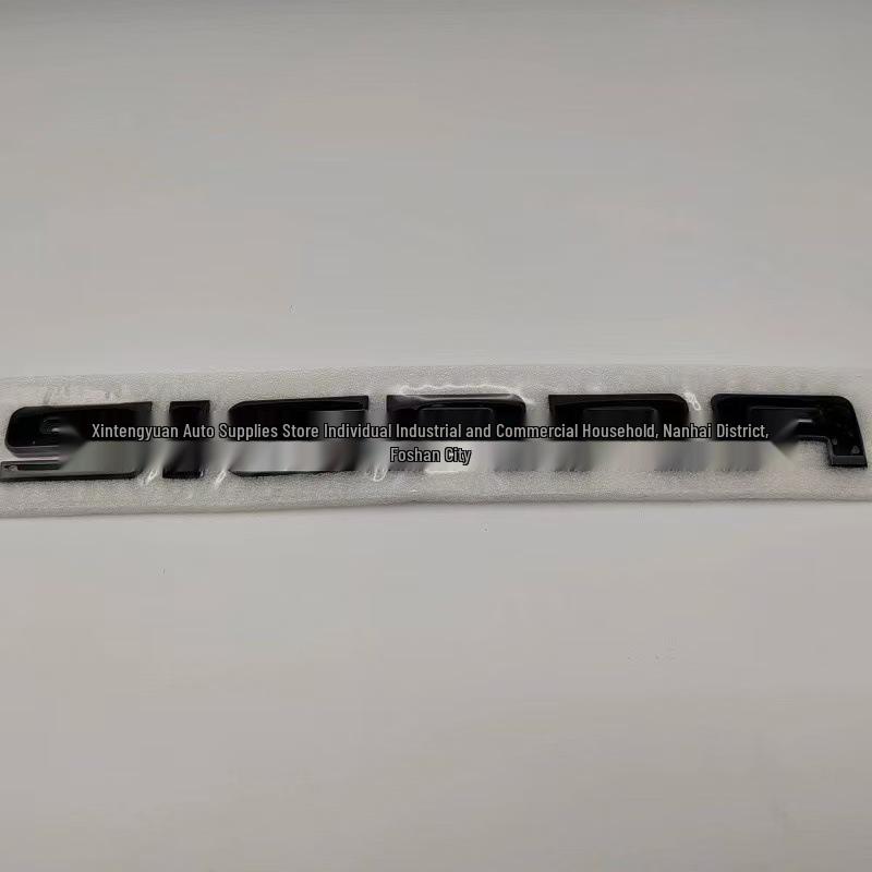 GMC Sierra Large Tailgate Emblem - Suitable for GMC Sierra Body Labeling Car Emblem.