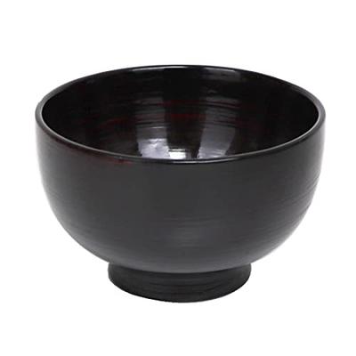 Osaka Choseido Wooden Soup Yamanaka Rust Akebono Lacquer Dishwasher-Safe Bowl, Lacquer, 10.5cm Diameter, 250ml,