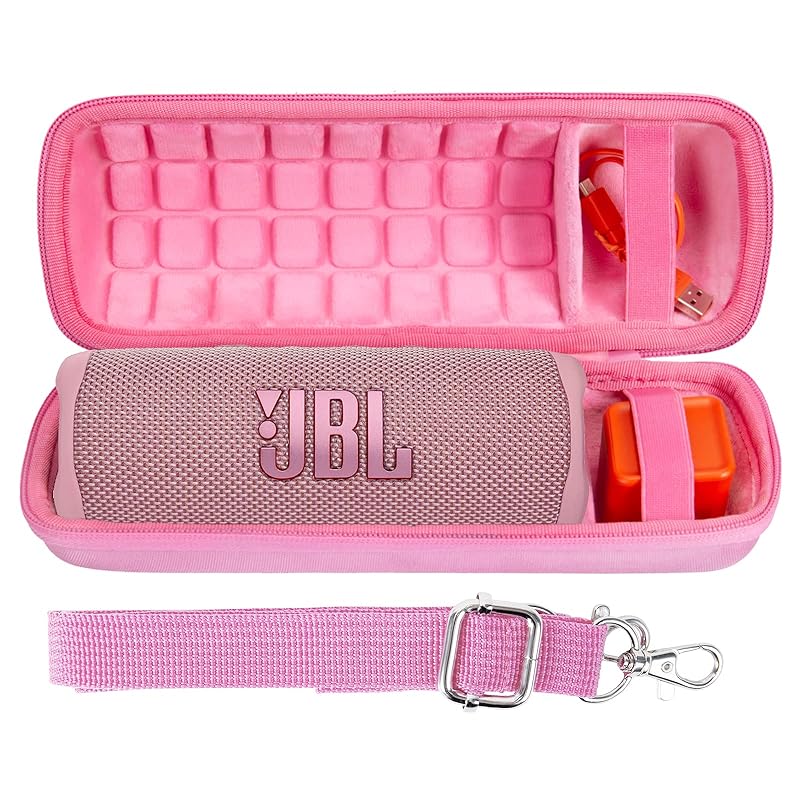 

co2CREA Made JBL Flip7/Flip6/Flip5/Flip4 Bluetooth speaker storage case (hard case, pink hard case)