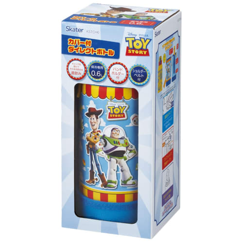Skater Water Bottle Disney Toy Story 600ml with Cover KSTCH6-A