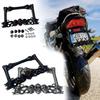 License Plate Skull Head Plastic License Plate Frame Suitable for Motorcycle