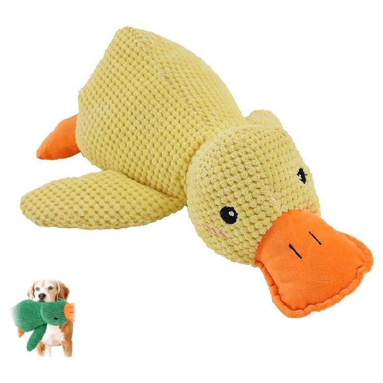 Dog Chewing Toy Plush Quack Pet Dog Snuffle Toy Encouraging Foraging Skill