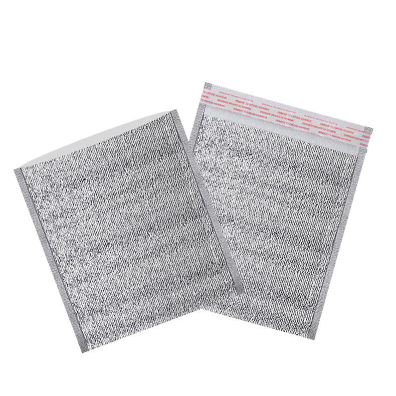 Selbstklebender Verschluss Aluminiumfolie Isolierte Tasche zur Kaltlagerung: Ideal für Kuchen, BBQ, Meeresfrüchte und zum Mitnehmen.