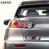 2 stk 3D Bilstyling Aluminium Lim Dekal Bilmerke Biltilbehør Selvklebende Merke for Ralliart Ralli Art