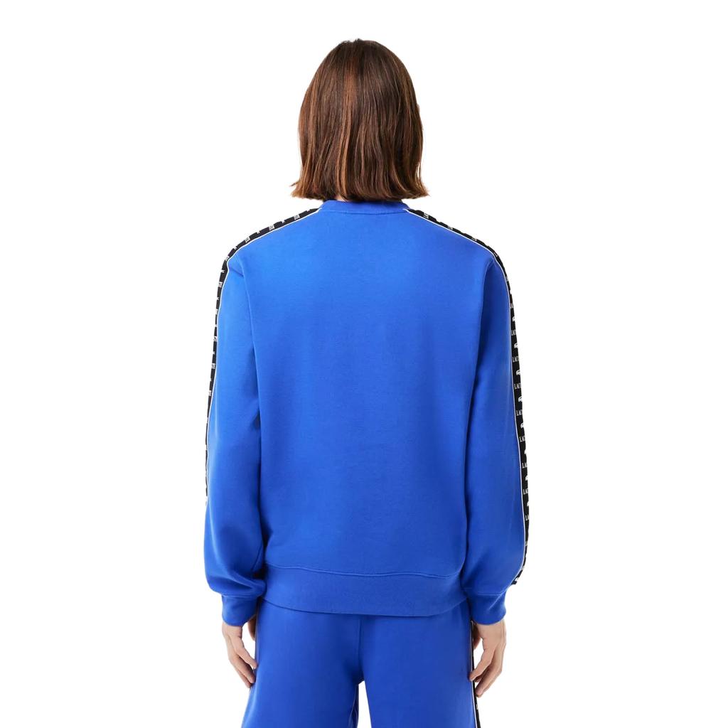 Lacoste Men's Logo Strip Crew Neck Sweatshirt