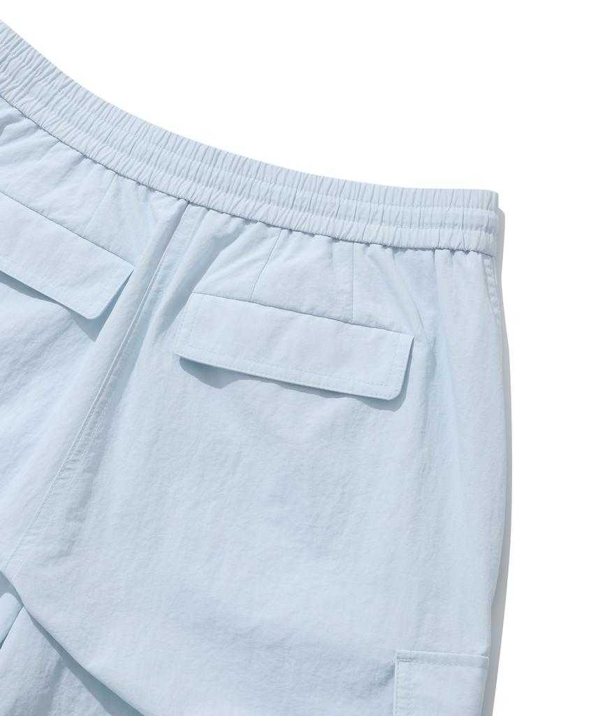 COVERNAT WOMAN Parachute Cargo Pants Light Blue