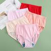 AB Women's High-Waist Pure Cotton Antibacterial Briefs - 4 Pack