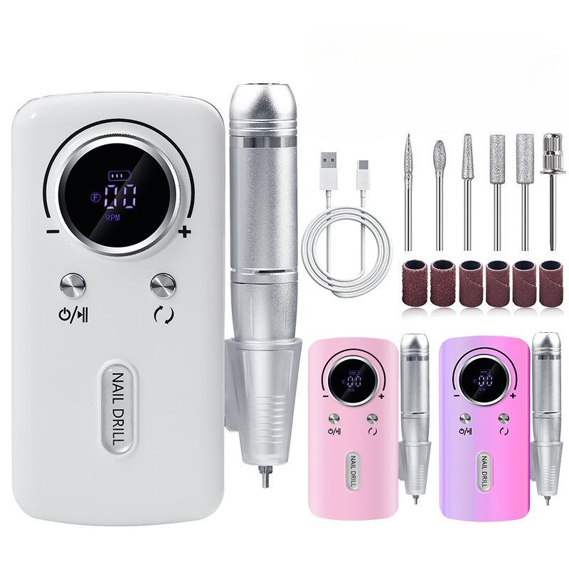 1Pc New Rechargeable Nail Polisher Electric Nail Remover Nail Polisher Portable Nail Polisher Special for Nail Salons